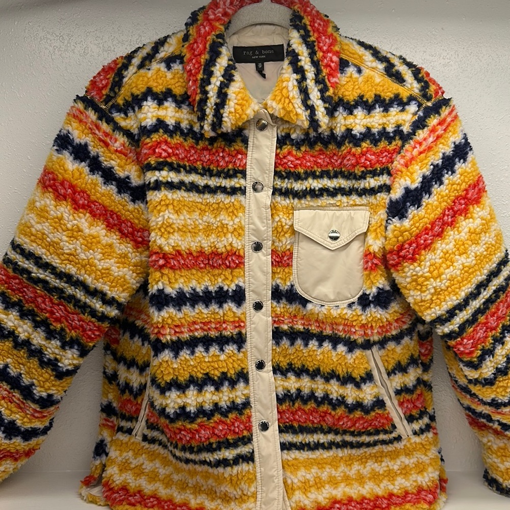 Rag & Bone Fleece Women’s Jacket; Size XS